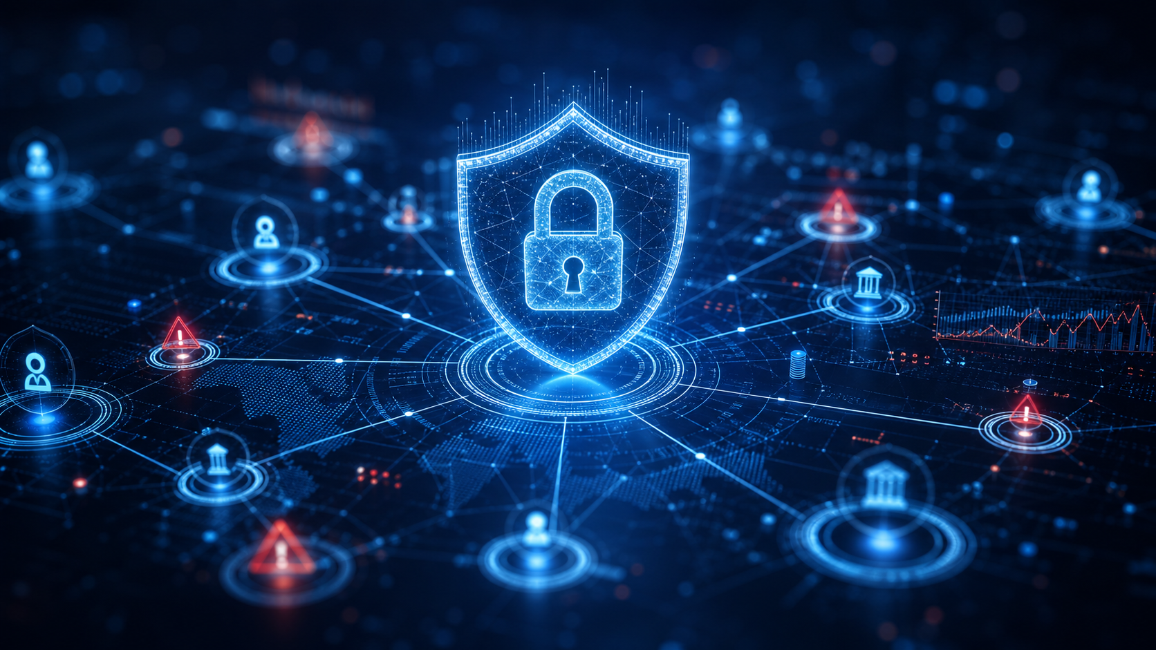 Secure compliance monitoring network with digital lock